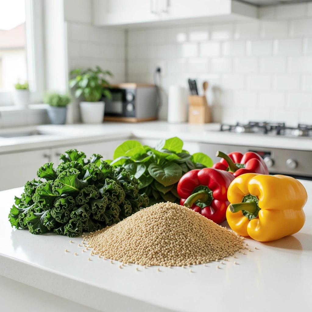 Frische Zutaten für gesunde Ernährung